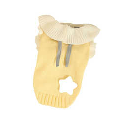 Hoopet Dog Cat Yellow Star Sweater