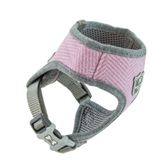 Hugo & Hudson Herringbone Body Harness Pink