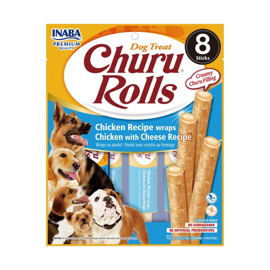Inaba Churu Rolls Chicken Recipe Wraps With Cheese Recipe