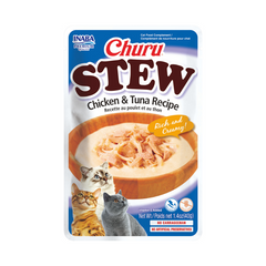 Inaba Churu Stew Cat Treat Chicken & Tuna Recipe 40g