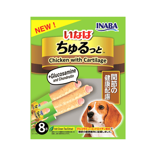 Inaba Churutto Stick for Dog Chicken with Cartilage 10gx8pcs