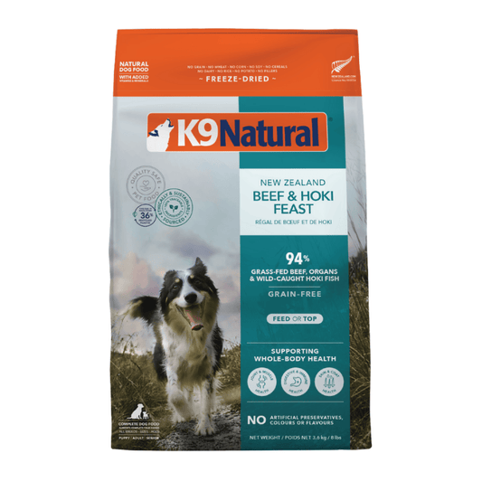 K9 Natural Beef & Hoki Feast Freeze-Dried Dog Food