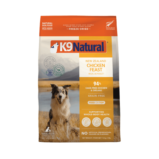 K9 Natural Chicken Feast Freeze-Dried Dog Food