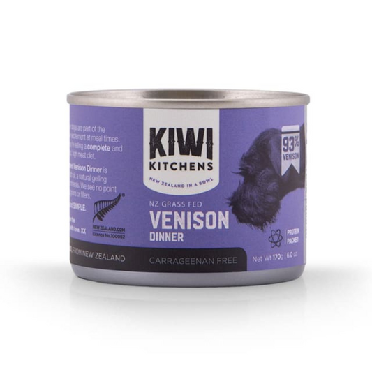 KIWI KITCHENS Venison Dog Wet Food Cans