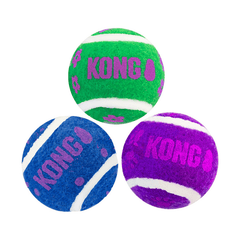 KONG Active Cat Tennis Balls with Bells Cat Toy