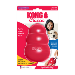 KONG Classic Red Dog Toy