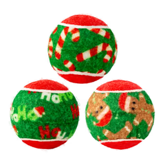 KONG  Holiday Squeakair Balls Medium Dog Toy 6 Pack