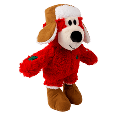 KONG Holiday Wild Knots Bear Plush Dog Toy Assorted Color Medium/Large