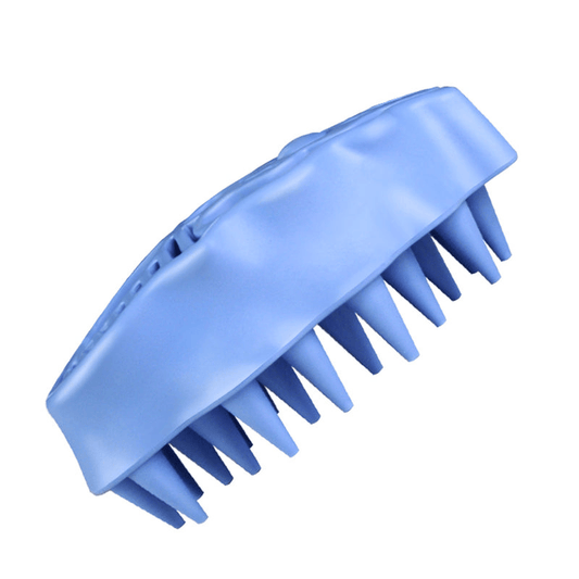 KONG Zoom Groom Boysenberry Rubber Brush for Dogs
