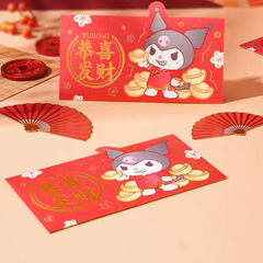 Sanrio Kuromi Lunar New Year Red Envelope + Mini Spring Festival Couplet 1pc