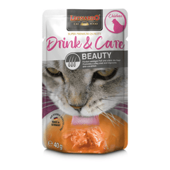 Leonardo Drink & Care Beauty Chicken Wet Cat Food 40g