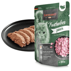 Leonardo Finest Selection Pure Turkey Cat Wet Food Pouch 85g