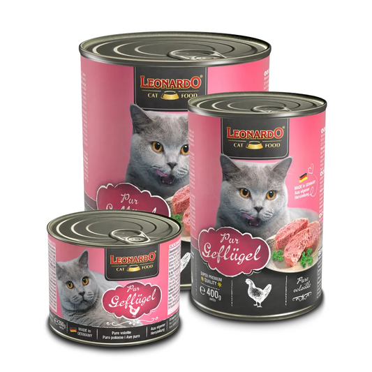 Leonardo Quality Selection Pure Poultry Cat Wet Food Can