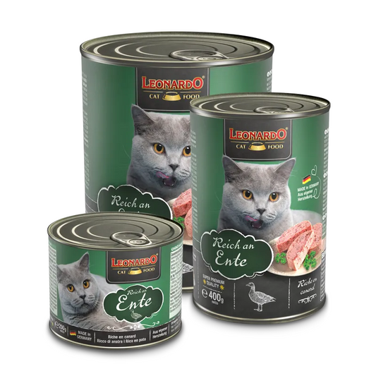 Leonardo Quality Selection Rich in Duck Cat Wet Food Can
