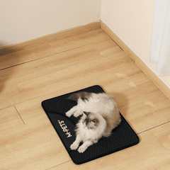M-PETS DUPLEX Cat Litter Mat Black