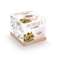 M-PETS HERBALL Gall Fruit ball Cat Toy - Beige