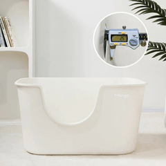 Mango Extra Size High Edge Ultra-light Weight Cat Litter Box For Large Cat