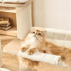 Michu Luna Multi-Layer Solid Wood Cat Nest Tree - Shipping Only