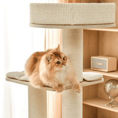 Michu Luna Multi-Layer Solid Wood Cat Nest Tree - Shipping Only
