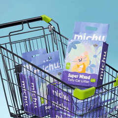 Michu Mixed Tofu Cat Litter Lite 2.5kg/6L