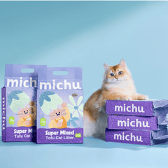 Michu Mixed Tofu Cat Litter Lite 2.5kg/6L
