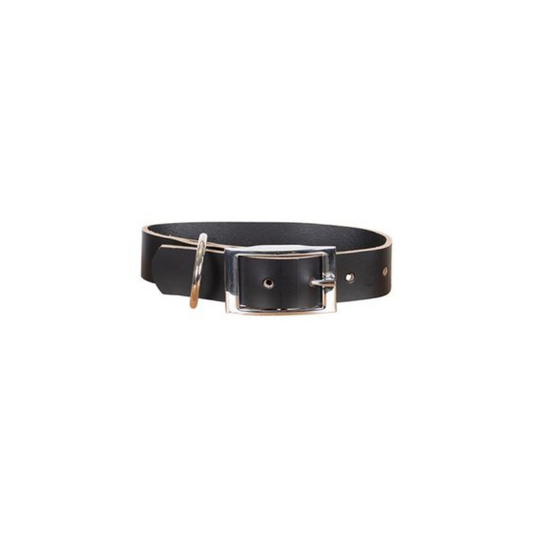 MOG AND BONE Genuine Leather Collar BLack