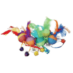 Multipet Mesh Ball Cat Toy Assorted Colors – Pikapet