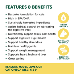 Natural Animal Solutions Omega Oil For Cat 200ml