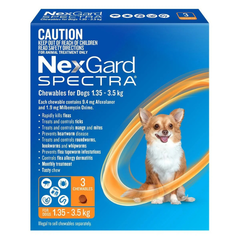 NexGard Spectra for Dogs 1.35 - 3.5kg