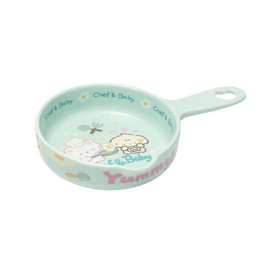 NIANGAO Cute Pet Bowl Mini Pan Green