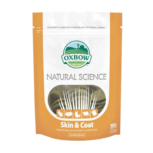 Oxbow Natural Science Skin And Coat Support Treats For Small Animals 120g
