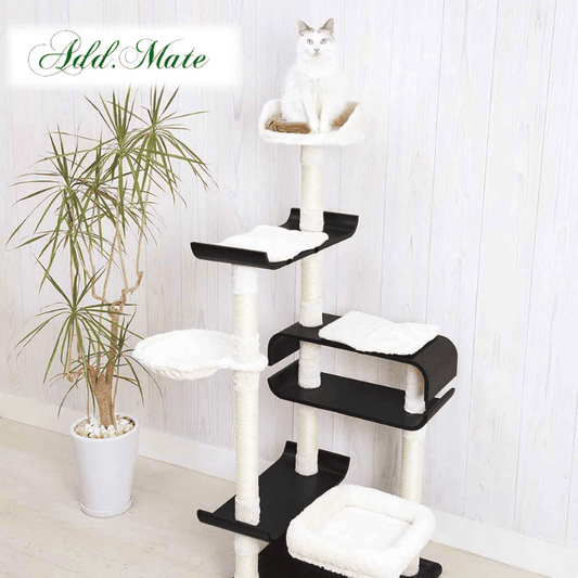 Petio Add Mate Villa Fort Cat Scratching Tree Tall