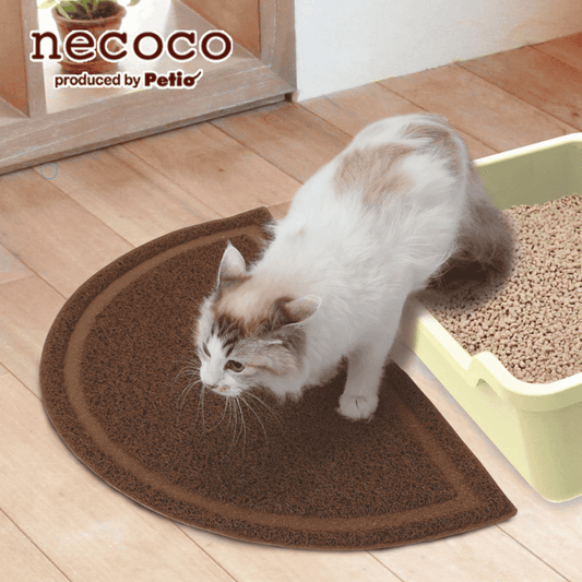 Petio Necoco Cat Litter Toilet Mat Brown