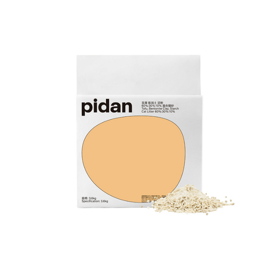 Pidan Composite Original Tofu + Bentonite + Starch Clumping Cat Litter 7L/3.6kg