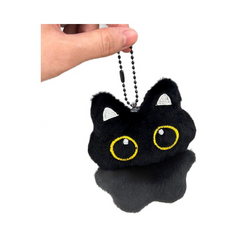 Pikapet Plush Toy Black Cat Key Chain