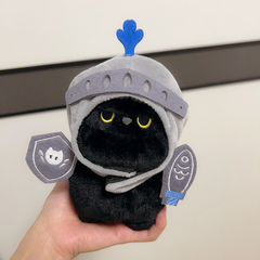 Pikapet Plush Toy - Chibi Knight Cat