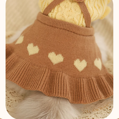 Pikapet Teddy Cute Pet Sweater Dress
