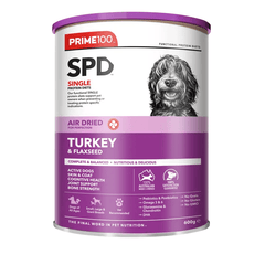 Prime100 SPD Air Dried Turkey & Flaxseed Dry Dog Food