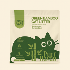Purr Haven Eco Tapioca and Green Bamboo Cat Litter 2.5.kg