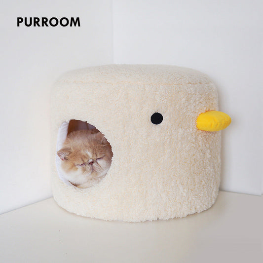 PURROOM Chick Bucket Pet Bed Assorted Color