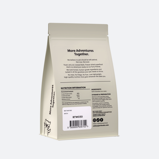 RAFA Raw Freeze-Dried Cat & Dog Treats Human-Grade Emu Steak 60g