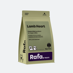 RAFA Raw Freeze-Dried Cat & Dog Treats Human-Grade Lamb Heart 90g