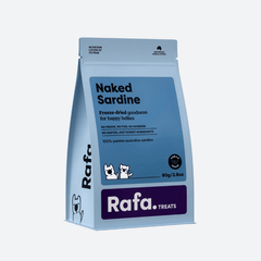RAFA Raw Freeze-Dried Cat & Dog Treats Human-Grade Naked Sardine 80g