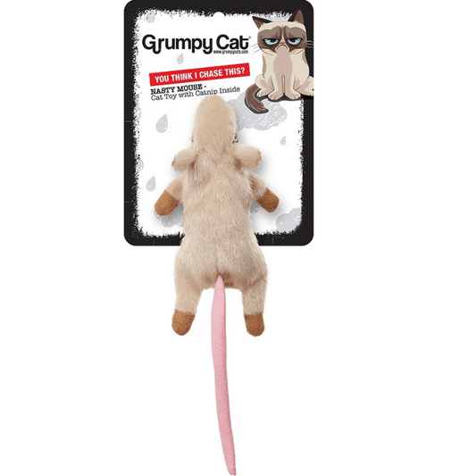 Rosewood Grumpy Cat Catnip Cat Toy Nasty Mouse
