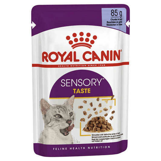 Royal Canin Adult Sensory Taste Wet Cat Food Pouches in Jelly 12 x 85g