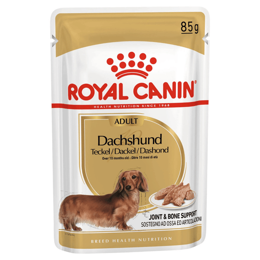 Royal Canin Dachshund Adult Wet Dog Food Pouches 12 x 85g