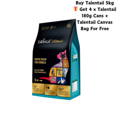 Talentail Ultimate Pacific Ocean Fish Cat Food For All Life Stages 5Kg