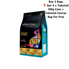 Talentail Ultimate Pacific Ocean Fish Cat Food For All Life Stages 1.5Kg