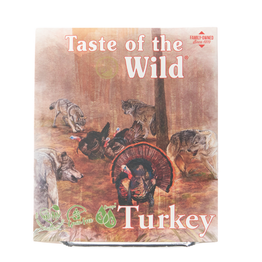 Taste of the Wild Turkey and Duck with Fruit and Vegetables Tray Dog Wet Food 390g