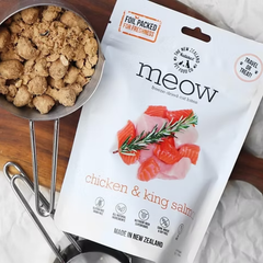 THE NEW ZEALAND NATURAL Meow Chicken & King Salmon Freeze Dried Cat Food